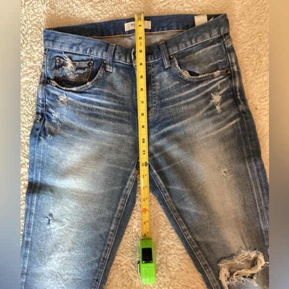 Moussy Vintage Helendale Distressed Skinny Jeans in Light Blue, Size 28. - Picture 16 of 16